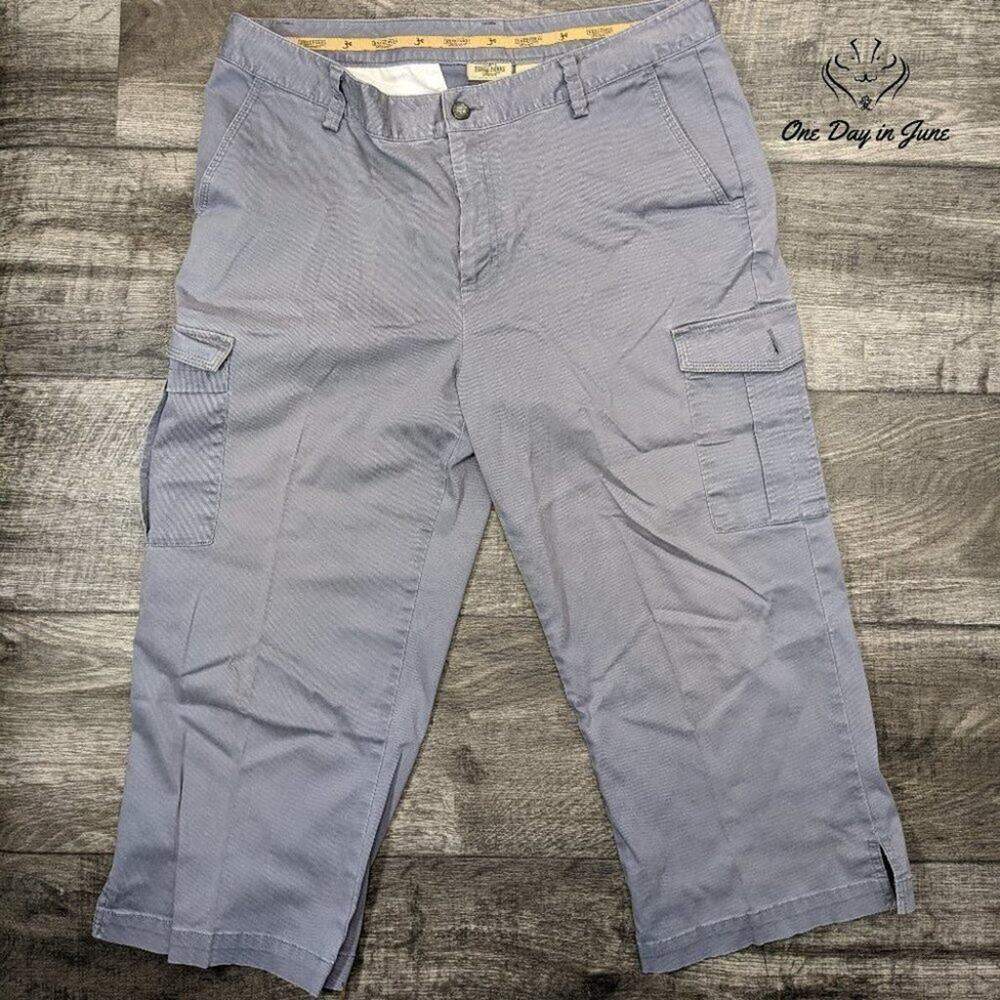 Three Forks Ranch Cargo Cropped Pants Size 14